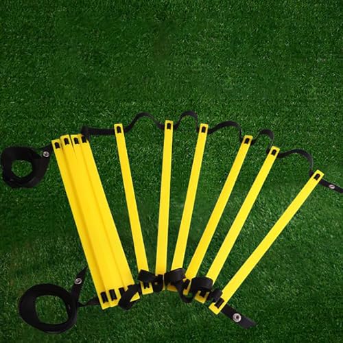 Agility Ladder Footwork Exercise Ladder Speed Training for Sports with Portable Design for Football Basketball Tennis Soccer Fitness Home Gym - size: 3 Meters and 6 Rung
