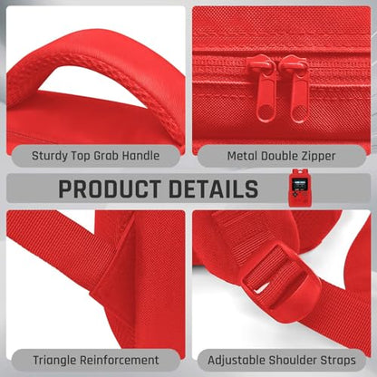Gamer Backpack for Boys,School Boys Backpack for Kids Children Teens Elementary Middle High School,17" Large Capacity Student Bookbag & Multifunctional Video Game Travel Bag - color: Red-backpack Only