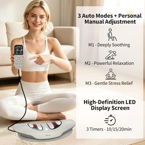 Diesisa Electric Lumbar Traction Device: Adjustable Lumbar Massager with Dynamic Traction - Left-Right Swing - Vibration & Thermal Compress - Timing- Rechargeable Back Traction Device -Home/Office Use