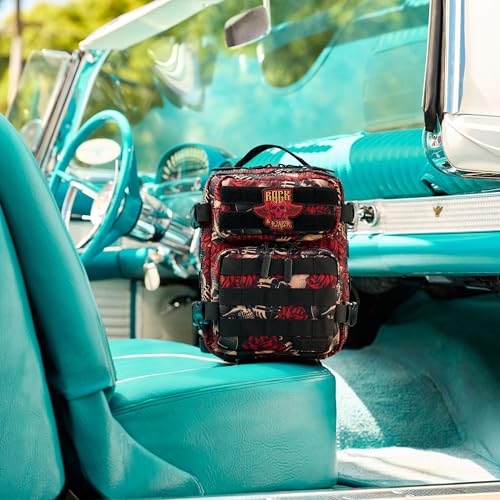 WOLFpak 9L Mini Tactical Backpack (Rock & Reaper) | Compact, Small Everyday Carry Bag for Gym, School, Travel | Durable, Water-Resistant Daypack with Molle System and Patch Panel - color: Rock & Reaper
