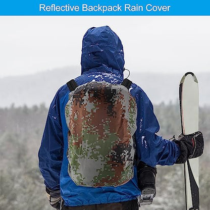 PATIKIL Waterproof Rucksack Cover, Non-Slip Backpack Rain Cover for Travel, Hiking, Camping, Climbing - size: Small