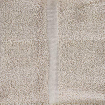 SIMPLI-Magic Cotton Hand Towels 16"x27" (12 Pack) – Soft Towels for Bathroom, Kitchen, Salon & Gym (Beige) - color: Beige