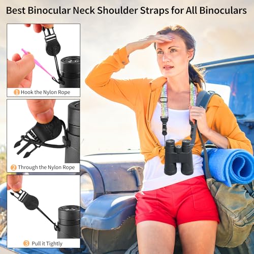 FIEIL Universal Shoulder Strap, Sandwich Mesh Padded Neck Lanyard, Replacement Comfortable Bag Strap for Camera, Cellphone Tablet,iPad, Laptop, Luggage Bag, Binocular(Rainbow Stars) - color: Rainbow Stars
