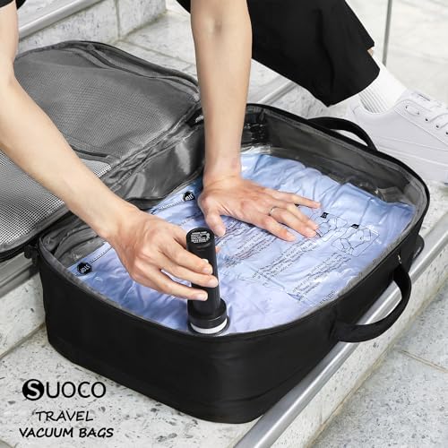 Travel Vacuum Bags for Clothing with Rechargeable Electric Pump, Compression Packing Cubes Organizer Storage for Luggage Suitcase, Space Saver Seal Bags for Vacation Cruise, 21 Combo - style: 21 Combo