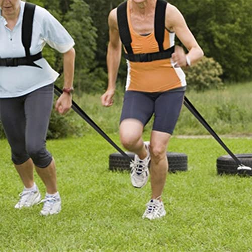 YOUTHINK Sled Shoulder Harness, Band Belt Sports Equipment mini Exercise Band Youth Belt Gym Strap for Speed Pulling Fitness
