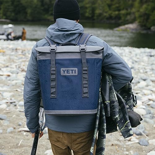 YETI Hopper M Series Backpack Soft Sided Coolers with MagShield Access - color: Navy, size: M12