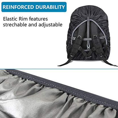 Waterproof Backpack Rain Cover(15-75L),Portable Anti Slip Rain Cover for Backpack,Cross Buckle Straps,Outdoor Anti-tear Backpack Raincover for Camping Hiking Biking Hunting Traveling