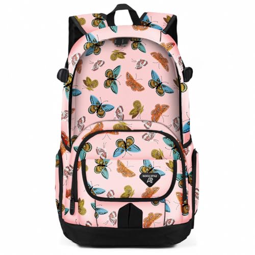 rickyh style School Backpack Travel Bag for Men & Women Lightweight College Back Pack with Laptop Compartmen - color: 04fhd