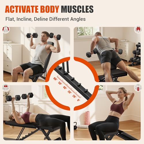 Dumbbell Sets with Rack, Rubber Hex Dumbbells, 160/220/280/360/450/550LBS, Hand Weights with Chrome Handle for Strength Training - color: Home Gym Packages 450lbs