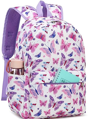 CAMTOP Preschool Backpack for Kids Girls Butterfly Toddler Backpacks Kindergarten School Bookbags(Age 3-8, Colorful Butterfly) - color: Green Butterfly28