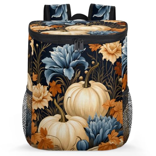 Insulated Cooler Backpack Portable Soft Cooler Bag Ice Chest Backpack for Camping Beach Picnic Lunch Work Travel - color: Multicolor 14