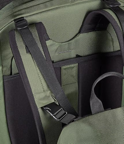 JanSport Venture Pack System – Travel Pack With Large Main Compartment, 4 Water Bottle Pockets, Adjustable Torso Length, Perimeter Wireframe Suspension, Tuck-Away Straps, Padded Hip Belt, Cargo Green - color: Cargo Green, style: Venture Pack System
