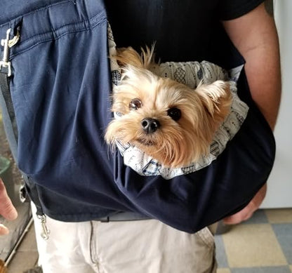 Pet Sling Carrier, OrgMemory Adjustable Dog Sling, Small Dog Cat Outdoor Shoulder Pet Carrier (Heart Shaped) - color: Heart Shaped