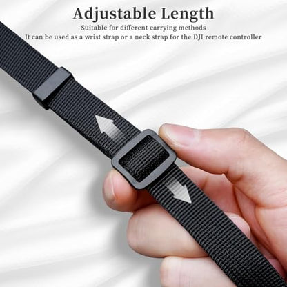 FMOST Drone Neck Strap for DJI RC 2, RC Pro 2, Mavic 4 Pro Controller, PU Leather Lanyard Compatible with DJI Flip, Mini 4 Pro, Mini 3, Air 3S, Mavic 3, Foldable Screw, Tool Free Install
