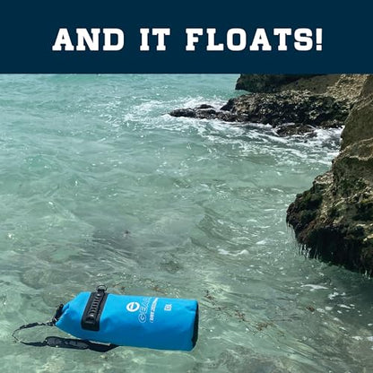 Enthusiast Gear Insulated Dry Bag Floating Cooler – 10L / 15L / 25L Roll Top, Leak Proof, Waterproof, Collapsible, with Padded Shoulder Strap - Perfect for Kayaking Fishing Beach - color: Pink, size: 10 Liter