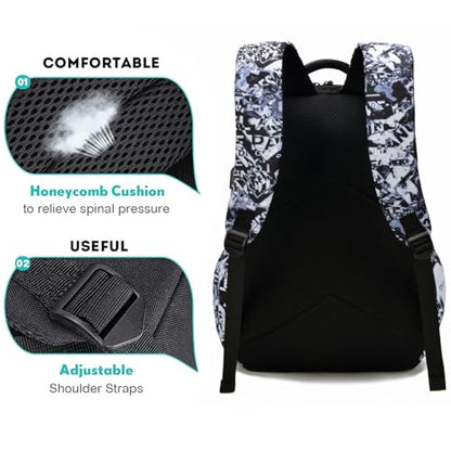 School Backpack for Boys, Kids Backpacks Laptop Backpack with USB Charging Port, Lightweight Bookbag for Elementary Middle School Bags Waterproof Travel Backpack - style: Skateboard-3