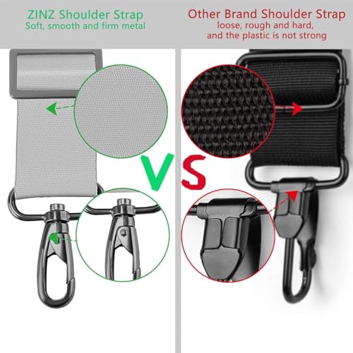 ZINZ 79 inch Shoulder Strap, Extra-thick Fixed Cushion Pad and Dual Clasps Universal Replacement Strap with Metal Swivel Hooks for Laptop Bags, Luggage Bags, Camera, Crossbody(Butterfly) - color: Butterfly