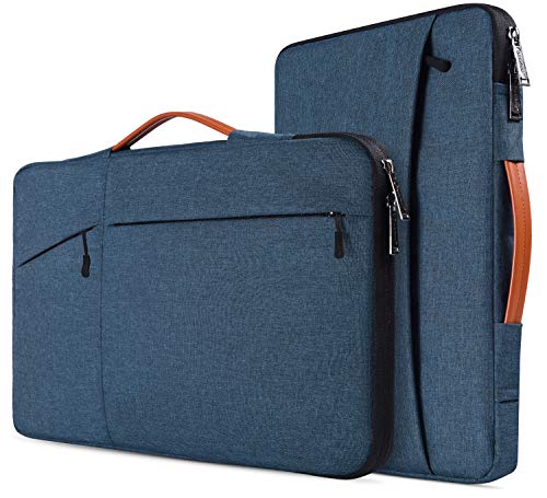 17.3 inch Laptop Briefcase Bag for HP Pavilion 17 Inch, Envy 17, PROBOOK 17, Dell G7 17.3, Dell Inspiron 17, ASUS VivoBook 17, Acer Aspire 17.3-in Computer Sleeve Case, Navy Blue - color: Navy Blue, size: 17-17.3 Inch