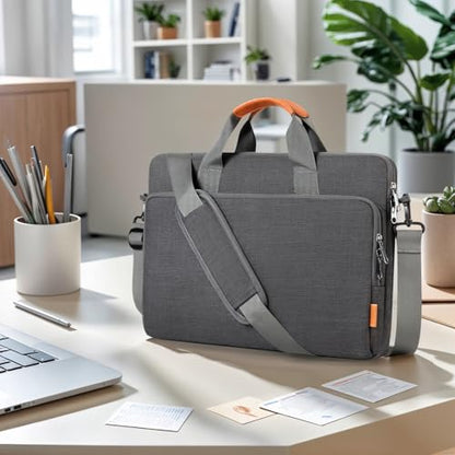 bagasin Laptop Sleeve Case Bag Compatible with HP Lenovo Dell ASUS Acer 14 inch, HP Stream 14, Dell Latitude 14/Inspiron 14,Lenovo IdeaPad/ASUS ZenBook 14 - color: Grey, size: 14-15