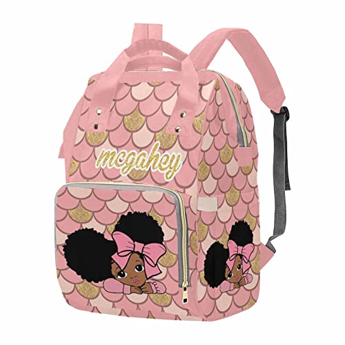 MyPupSocks Personalized Baby Backpack Diaper Bag with Name, Diaper Bag Custom with Name Custom Diaper Bags for Baby Boy, Nursing Baby Backpack for Boy Shower Gift - color: Multi 26