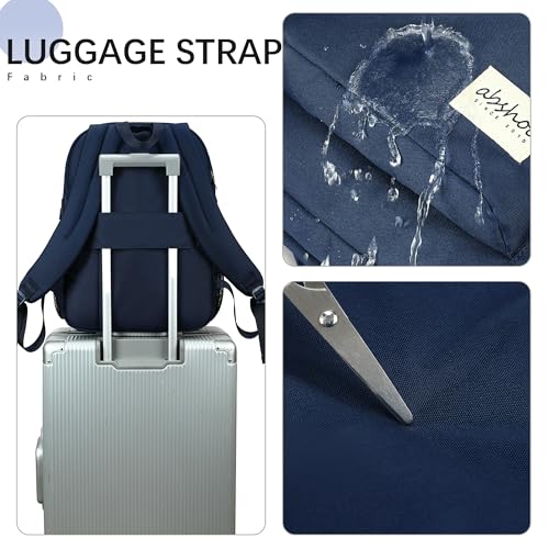 abshoo 32L Backpack for School College Bookbag Middle High School Backpacks Casual Daypack Travel Backpack (Navy) - color: Navy