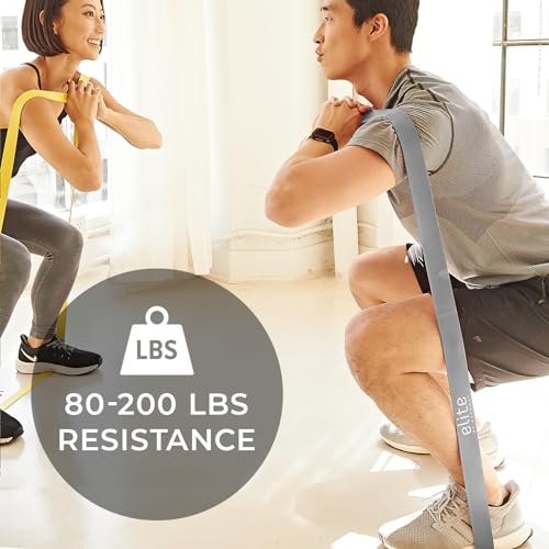 Aeromat Elite Power Band - Long Resistance Bands for Working Out, Pull Up Assistance Bands, Exercise Band, Gym Bands, Workout Bands Resistance for Men & Women - size: 80 - 200lbs