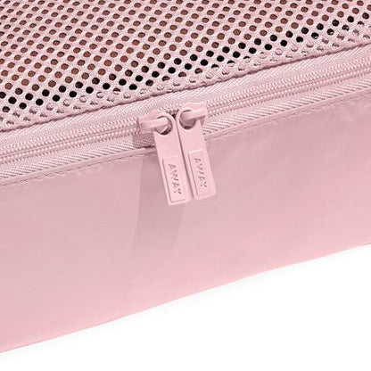 Away Insider Packing Cubes Set of 4 – Lightweight Travel Organizers for Luggage, Suitcases & Carry-On Bags, Blush Pink - color: Blush Pink