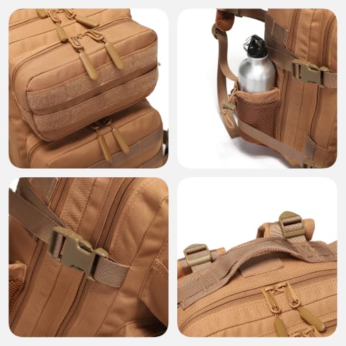 9L Mini Backpack for Men and Women, Small Backpack for Gym Hiking Travel Sports Running (20l-Brown) - color: 20l-brown