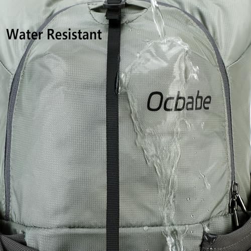 Ultra Lightweight Foldable Backpack,Water Resistant Small Packable Hiking Daypack Outdoor Camping Travel Bag - color: Gray, size: 15l