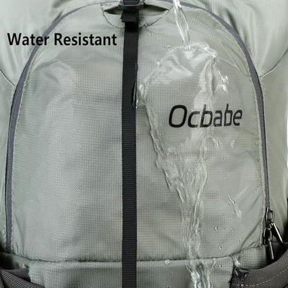 Ultra Lightweight Foldable Backpack,Water Resistant Small Packable Hiking Daypack Outdoor Camping Travel Bag - color: Gray, size: 15l