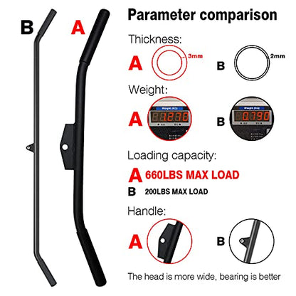 Lat Pulldown Attachments for Cable Machine, 29/39/ 48 Inch Wide Grip Lat Pull down Bar with Non-slip Handle, Lat Bar for Home Gym Tricep Bar Training - color: K Bar Length 29 Inch