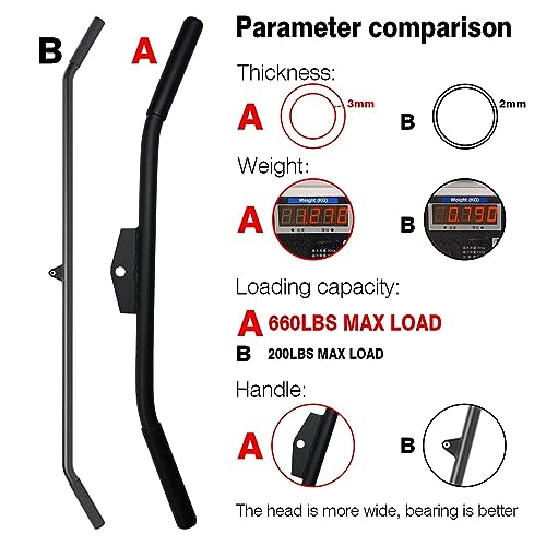 Lat Pulldown Attachments for Cable Machine, 29/39/ 48 Inch Wide Grip Lat Pull down Bar with Non-slip Handle, Lat Bar for Home Gym Tricep Bar Training - color: Combo-1