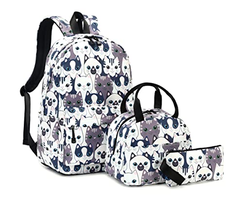 Joymoze Girls Backpack Set Cute School Bag for Girls Roomy Book Bag