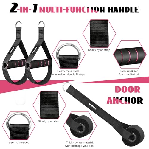 Pilates Bar Kit with Resistance Bands, Olodeer Pilates Reformer Exercise Bar with Ab Roller at Home Workout Equipment, Pilates Bar Set for Full Body Training Women & Men