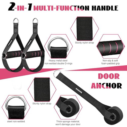 Pilates Bar Kit with Resistance Bands, Olodeer Pilates Reformer Exercise Bar with Ab Roller at Home Workout Equipment, Pilates Bar Set for Full Body Training Women & Men