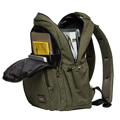 KAUKKO Casual Daypacks&multipurpose backpacks，Outdoor Backpack,Travel Casual Rucksack，Laptop Backpack Fits 15" - color: 17-armygreen