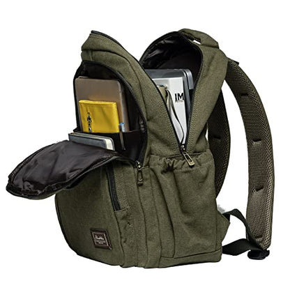 KAUKKO Casual Daypacks&multipurpose backpacks，Outdoor Backpack,Travel Casual Rucksack，Laptop Backpack Fits 15" - color: 17-armygreen