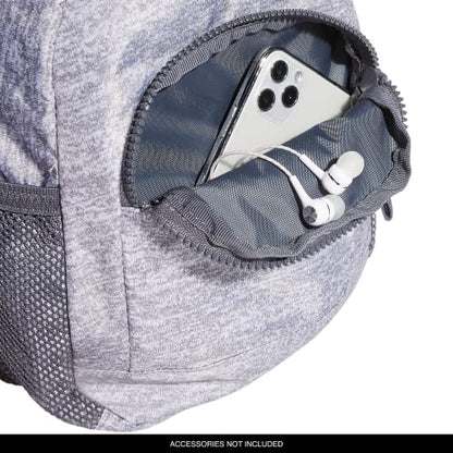 Linear Mini Backpack Small Travel Bag - color: Jersey Grey/Onix Grey/White