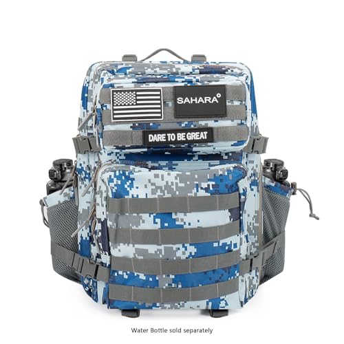 SAHARA - Raider Series Travel Bag & Laptop Backpack for Laptops up to 17.3-inch, Gray Camo, (LT00093) - color: Gray Camo