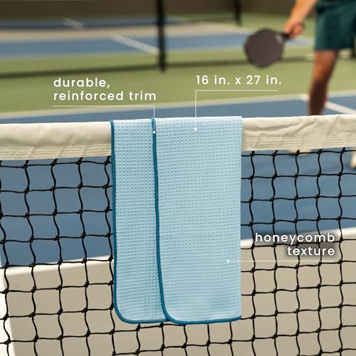 S&T INC. Microfiber Gym Towels, Yoga Towel for Home and Gym Bag, 16 Inch x 27 Inch, 3 Pack - color: Honeycomb Pastels