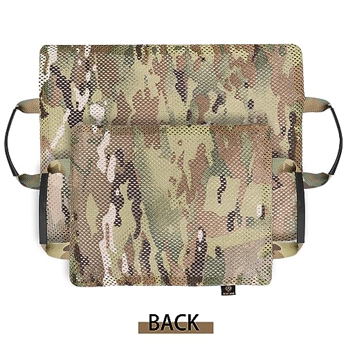 PETAC GEAR Tactical Storage Mesh Pouch Set,Insert Modular Utility Admin Pockets,Travel Organizer EDC Bag - color: MC