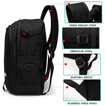 rickyh style School Backpack Travel Bag for Men & Women Lightweight College Back Pack with Laptop Compartmen - color: 01nfen