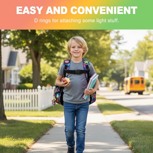 ZukoCert Adjustable Backpack Chest Strap, Heavy Duty Sternum Strap for Backpacks with Quick Release Buckle, Universal Add On Backpack Strap Clip for Enhanced Stability, for Hiking, Black