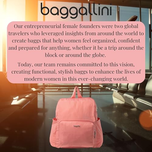 Carryall Packable Lightweight Travel Backpack 14x11" Folding Compact Nylon Washable Weekender Daypack w/Luggage Sleeve - color: Terracotta