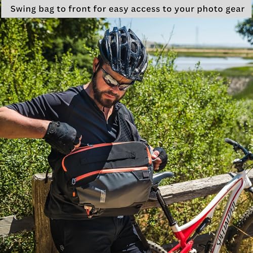 Think Tank MindShift PhotoCross 10 Sling Bag for Camera and Photo Accessories, 7.5 Liters (Carbon Grey)