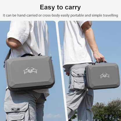 STARTRC Carrying Case for DJI Mini 4 Pro Accessories,Portable Travel Bag for DJI Mini 4 Pro Fly More Combo(DJI RC 2 Controller)-Drone Shoulder Bag GDFDE-1129670-FBM