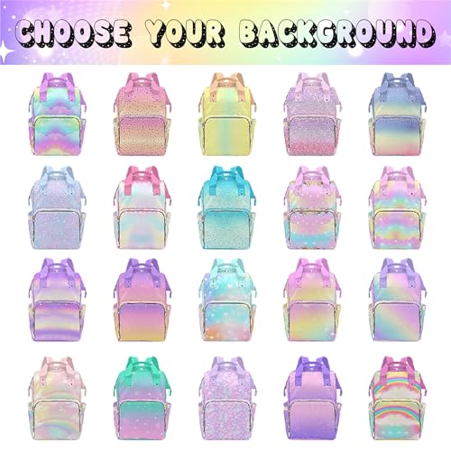 MyPupSocks Custom Diaper Bag Backpack with Personalized Name - Lovably Yours, New Mom and Precious Newborn Daughter Granddaughter - color: Style 3