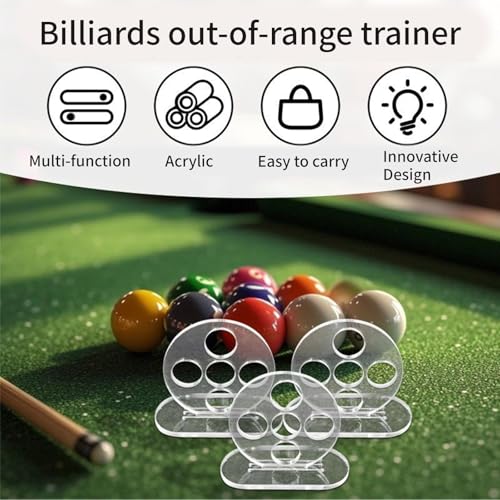 Portables Cue Stick Practice Tool Features Durability Acrylic Strokes Trainer for Home Club Use Precisions Alignment Trainer