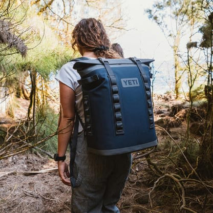 YETI Hopper M Series Backpack Soft Sided Coolers with MagShield Access - color: Black Forest Green, size: M20