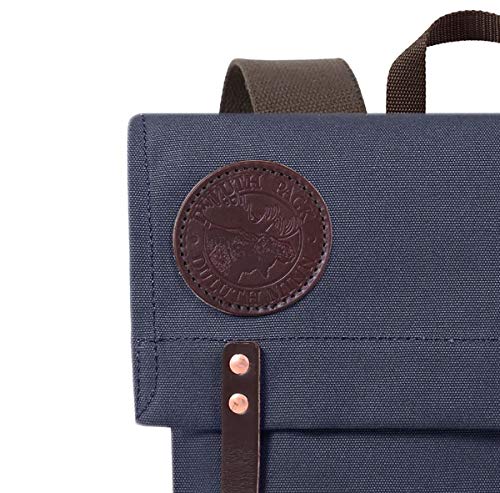 Duluth Pack Scout Pack – Compact Canvas Backpack for Hiking, Travel & Daily Use – Made in USA (Navy) - color: Navy